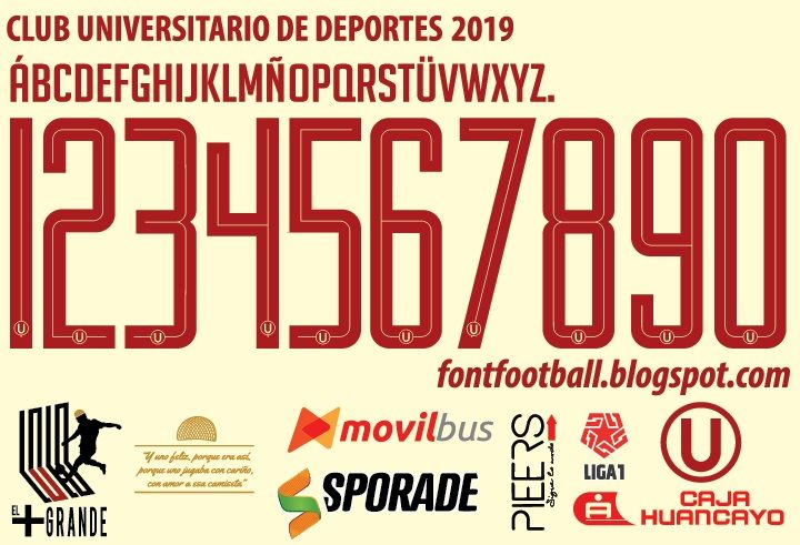 Font Vector Club Universitario de Deportes 2019 kit_0