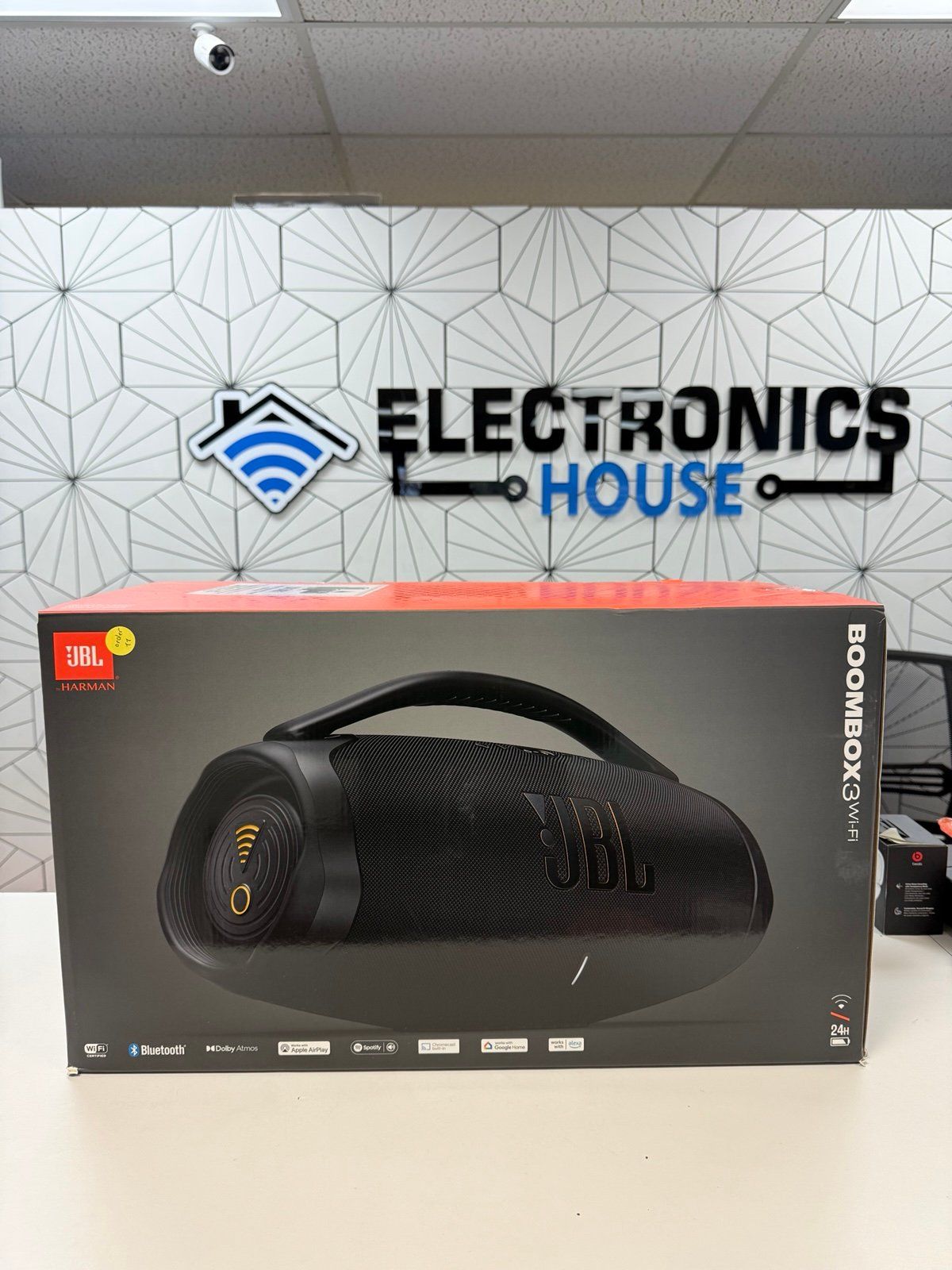 JBL Boombox 3 wifi editiin Portable Bluetooth Speaker - Black New_0