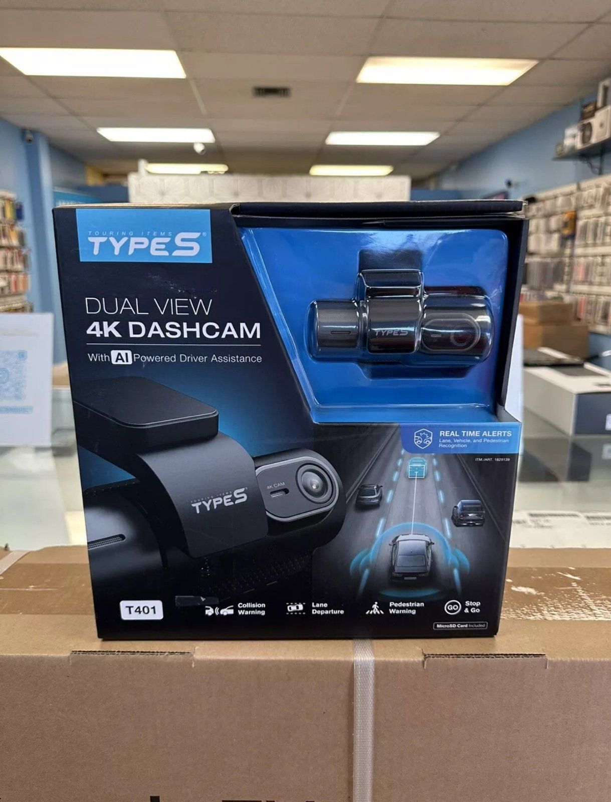 TYPE S T401 4K Dual View Dashcam with AI-Powered Driver Assistance_0