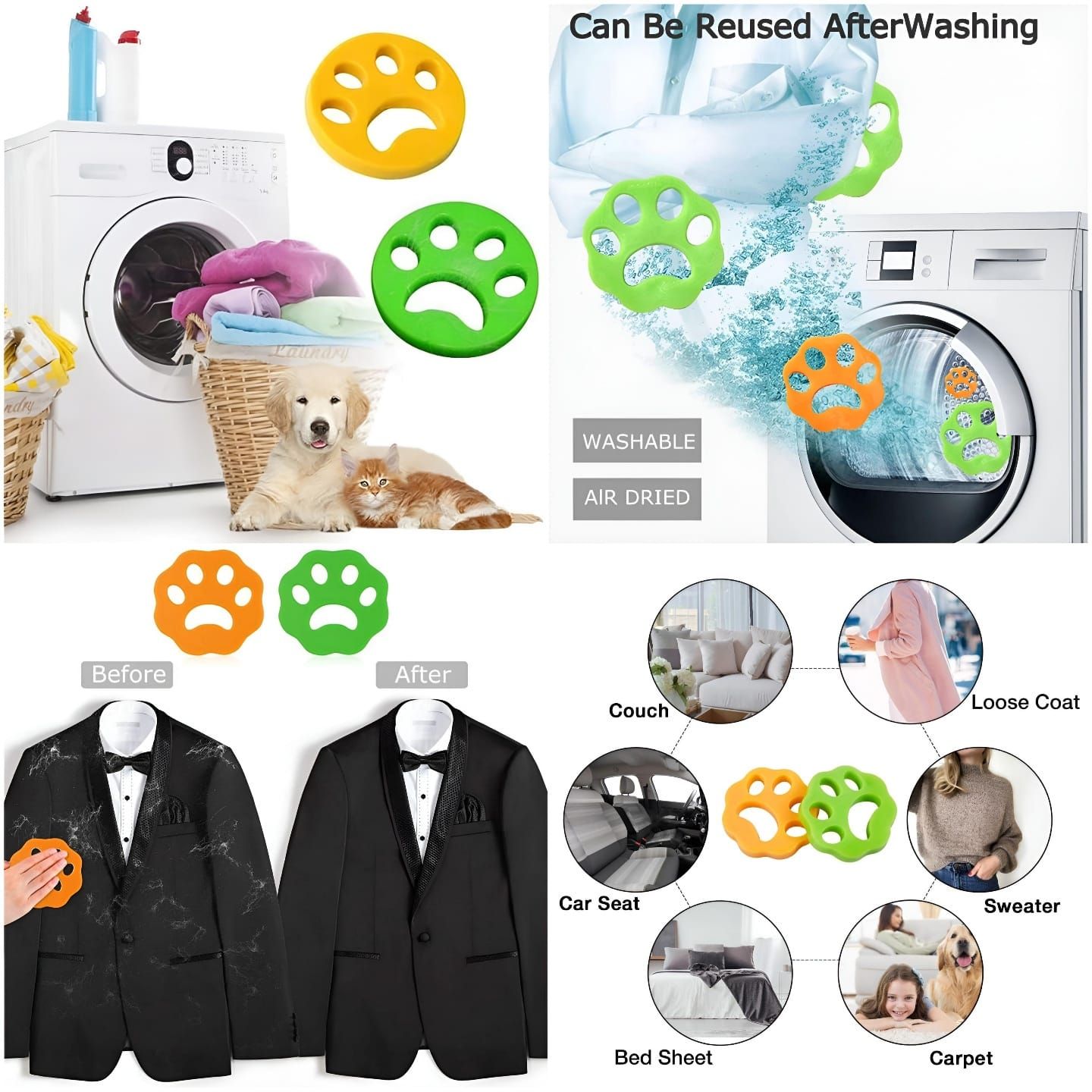 Reusable Pet Hair Remover _0