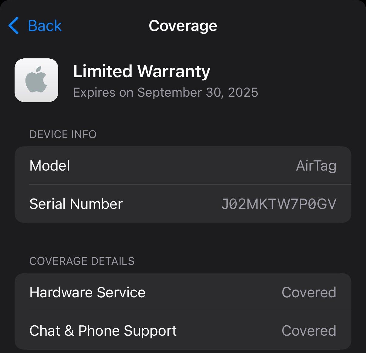 Apple Airtage 4 Pack New sealed with Apple care till June 2025_2