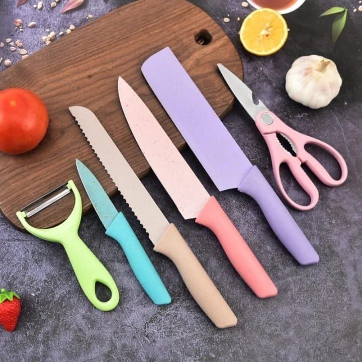 Pastel Knife Set 6 Piece_0