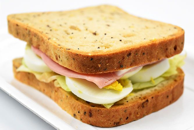 Pain œufs / macédoine_0