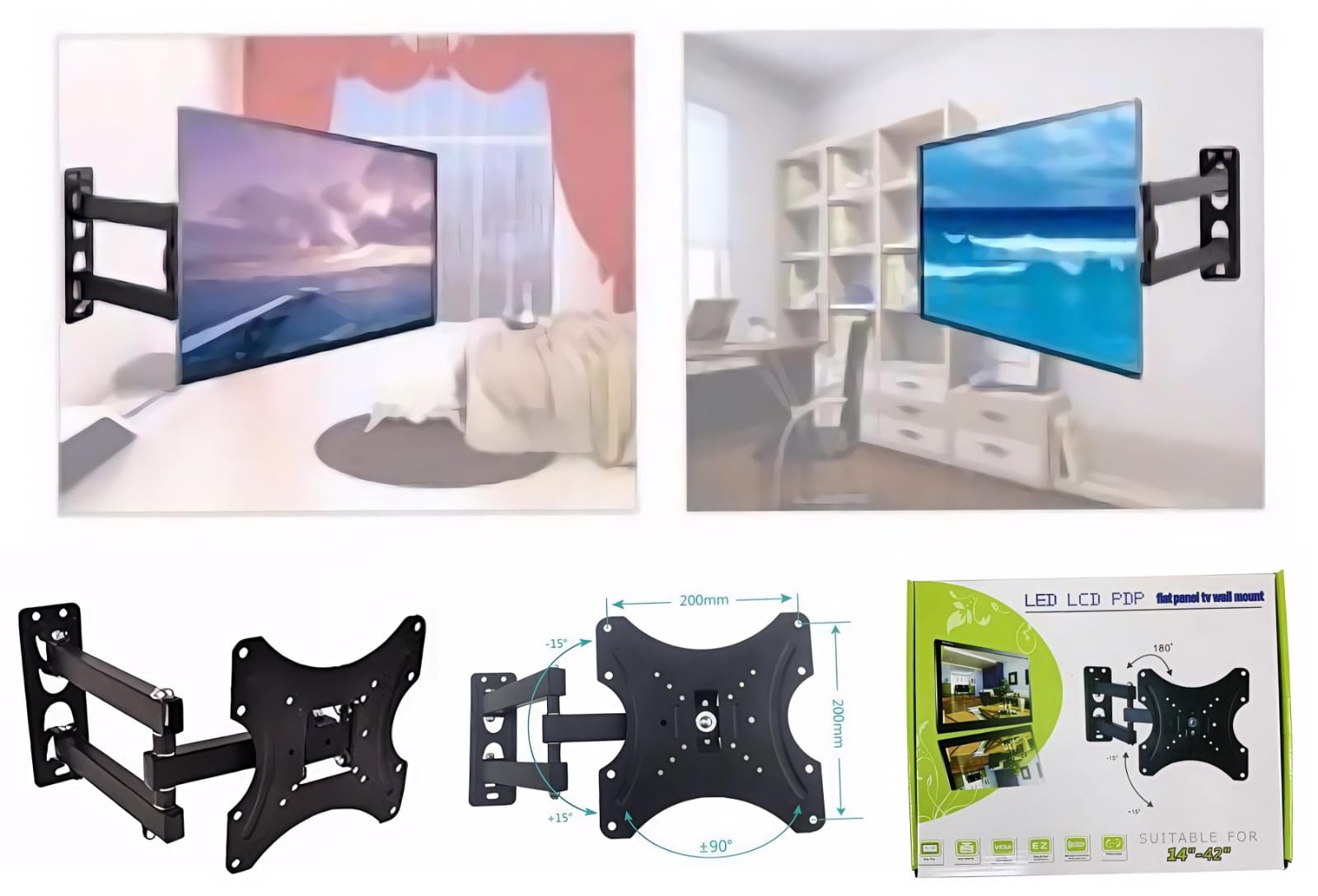 Large TV Wall Mount Green Box_0