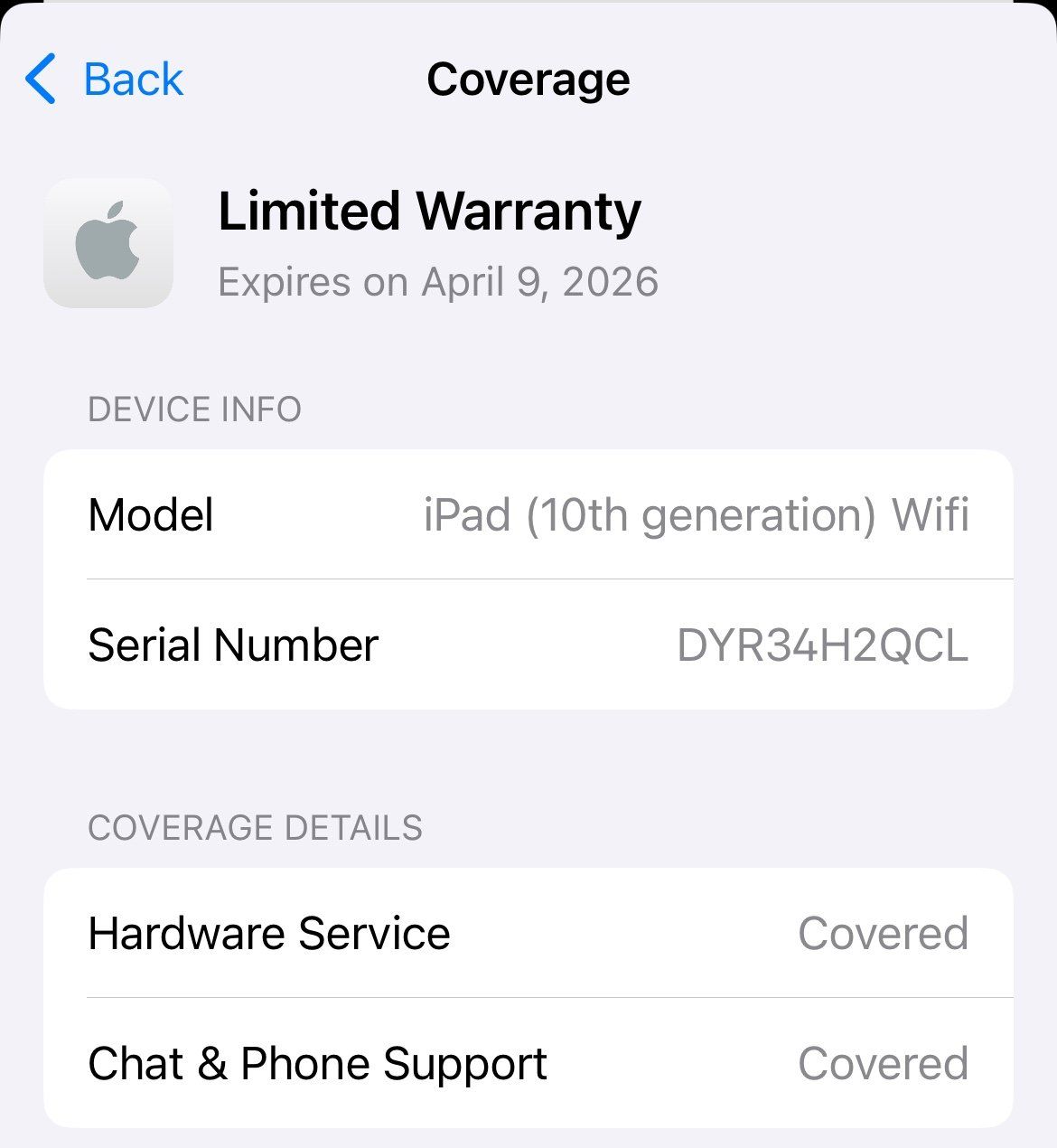 iPad 10th Generation 256GB New with Apple care till April 2026_1