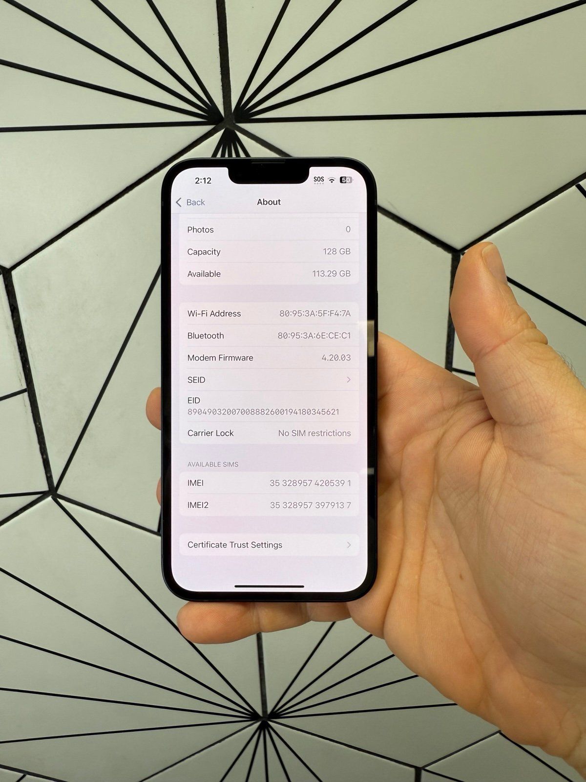 iPhone 13 Unlocked 128GB New with Apple Care till Nov 2025_7