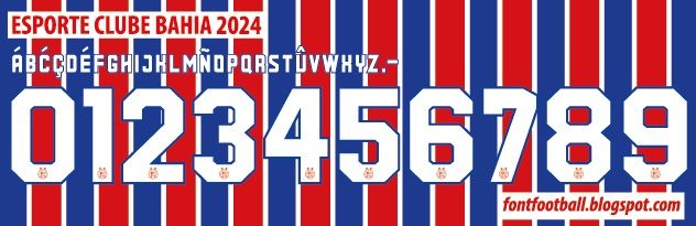 Font Vector Clube Bahia 2024 kit_0