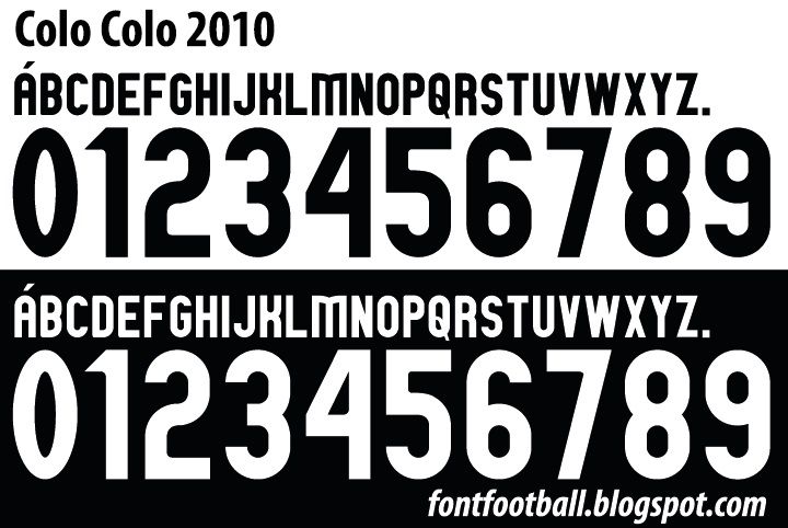 Font Vector Colo Colo 2010 kit_0