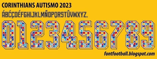 Font Vector Corinthians Autismo 2023 kit_0