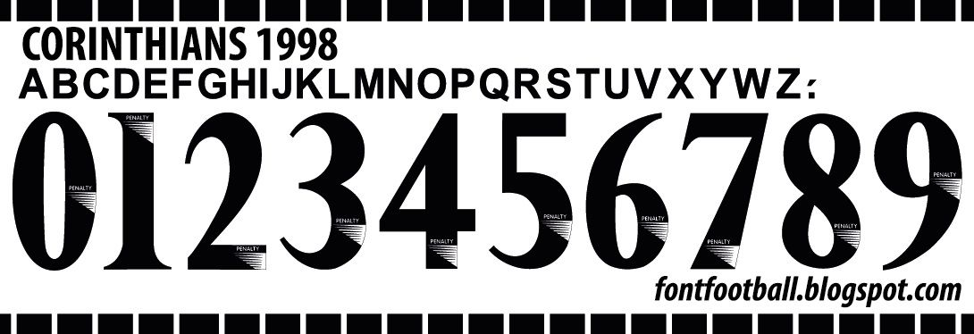Font Vector Corinthians FC 1998 kit_0