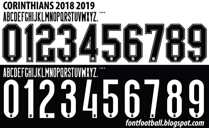 Font Vector Corinthians FC 2018 2019 kit_0