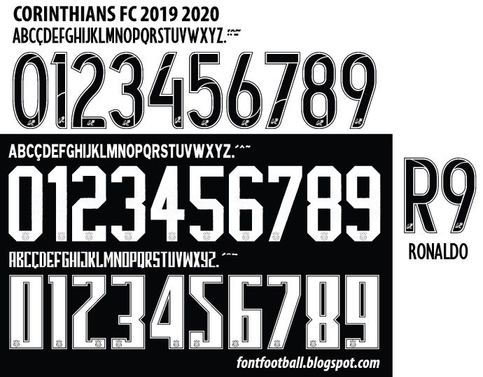 Font Vector Corinthians FC 2019 2020 kit_0