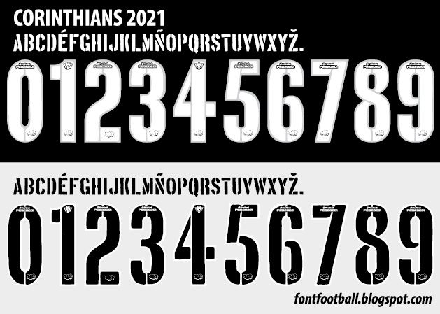 Font Vector Corinthians FC 2021 kit_0