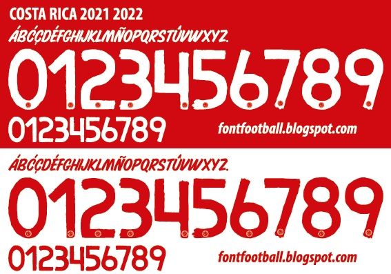 Font Vector Costa Rica 2021 2022 kit_0