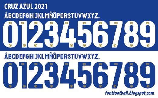 Font Vector Cruz Azul 2021 kit_0