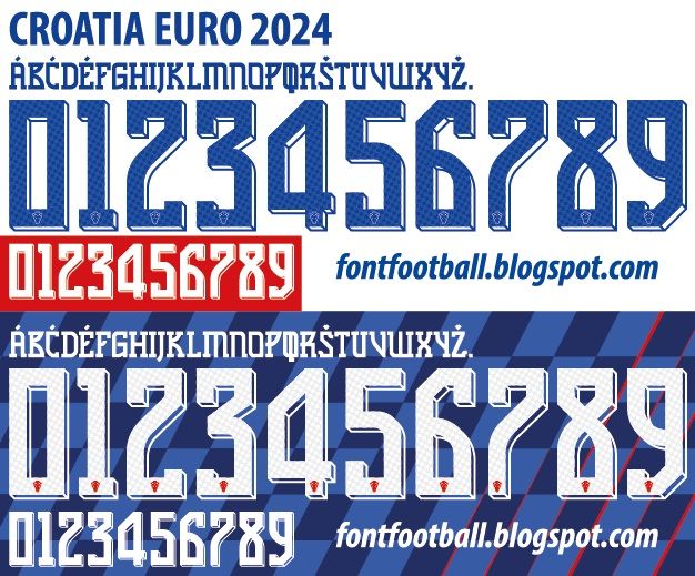 Font Vector Croatia Euro 2024 kit_0