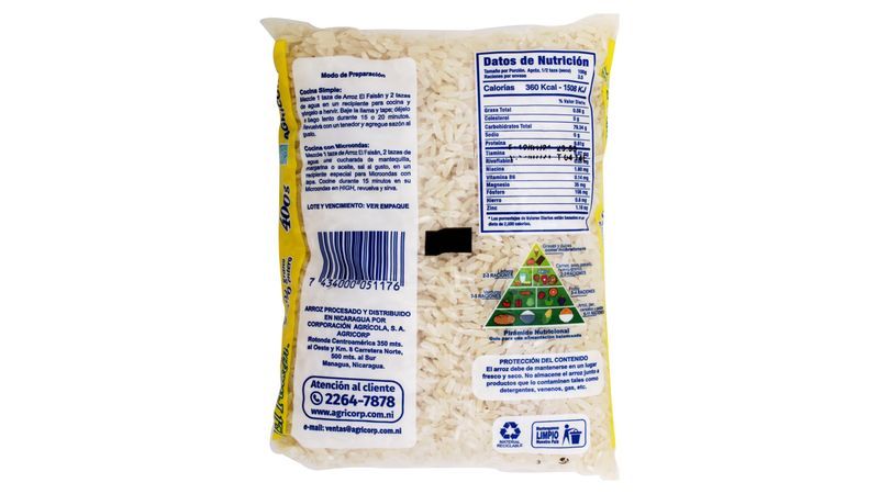 Arroz Blanco El Faisan 96/4 - 454 g_1
