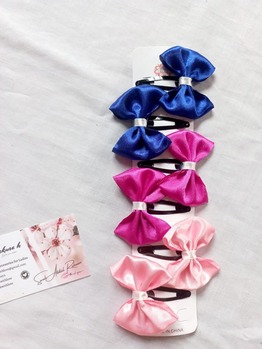 ✨ Satin Simple Tic Tac Bows _7