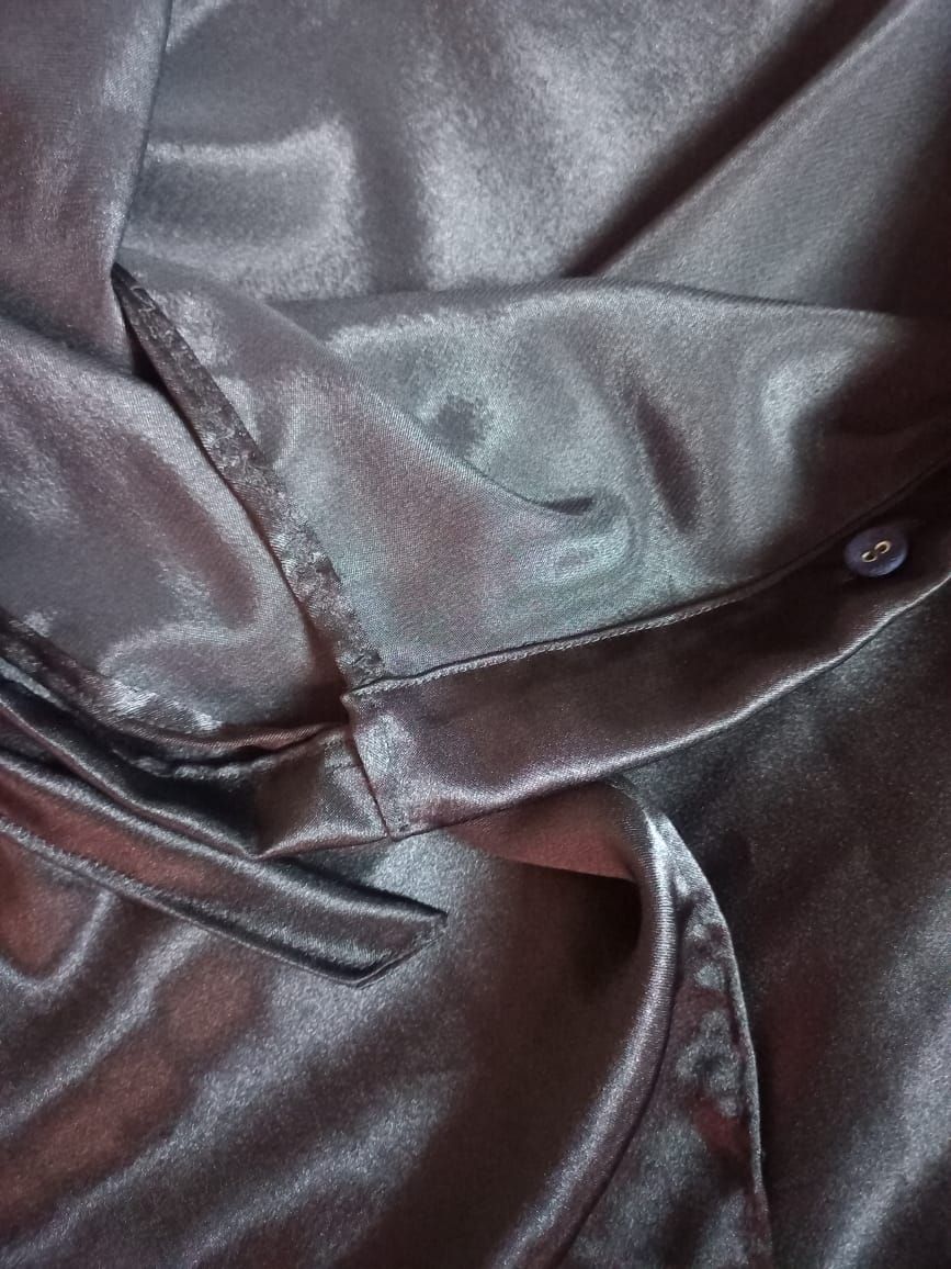 👗 Satin Wrap Skirt_3