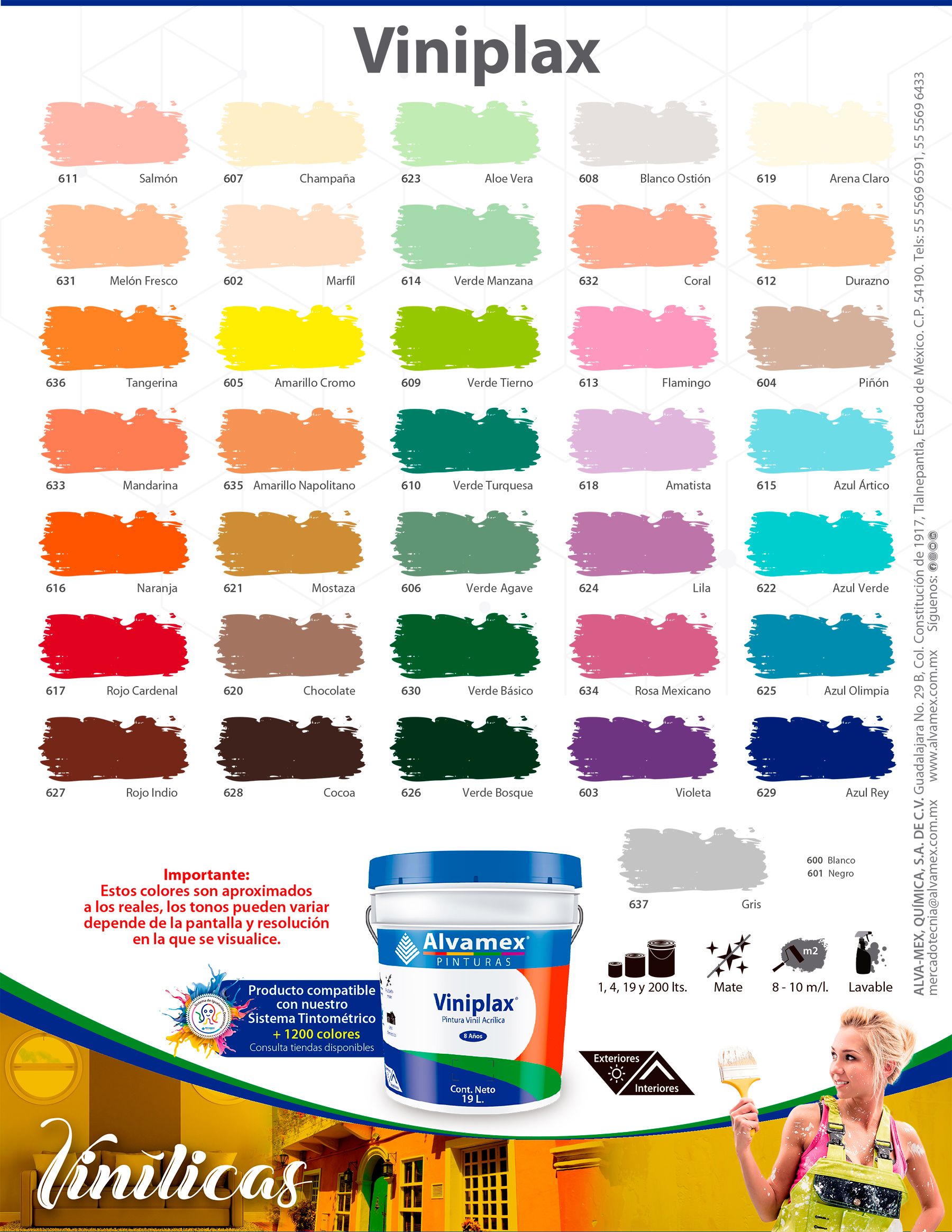 Pintura Vinilica VP600 Pinturama 19 Lt_1