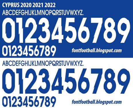 Font Vector Cyprus 2020 2021 2022 kit_0