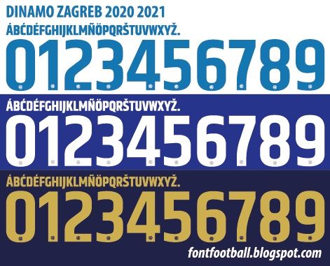 Font Vector Dinamo Zagreb 2020 2021 kit_0