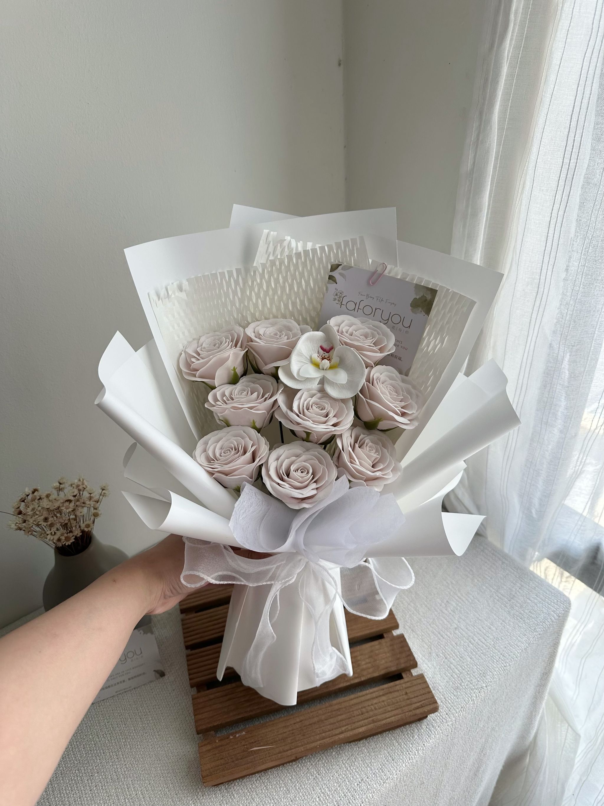 9 Stalk Awakening Soap Rose Bouquet｜ 苏醒香皂玫瑰花束 _1
