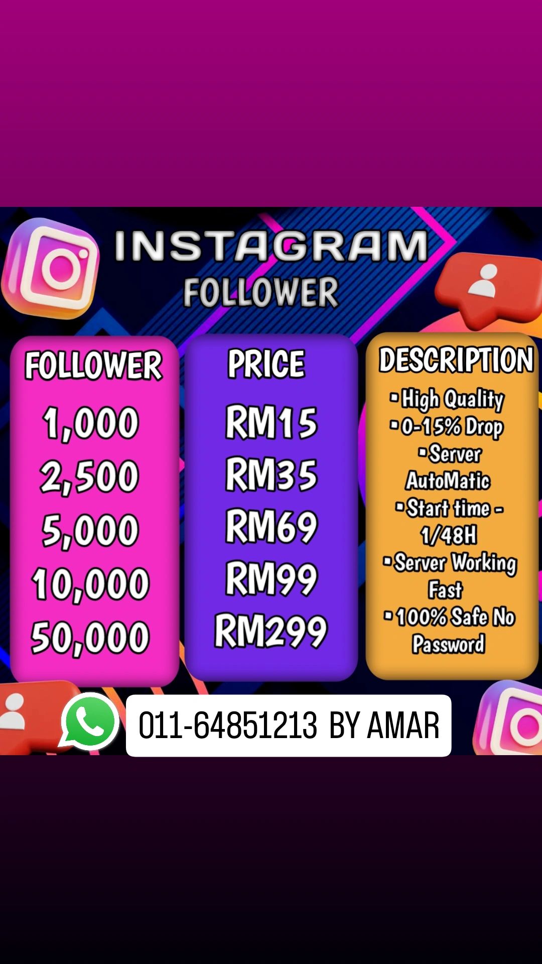 ⚡SERVICE BOOSTER ⚡INSTAGRAM FOLLOWERS_0