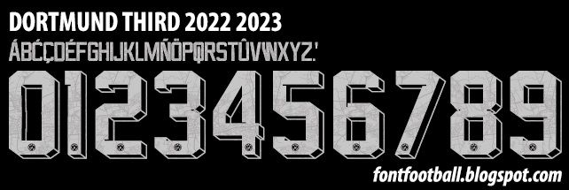 Font Vector Dortmund Third 2022 2023 kit_0