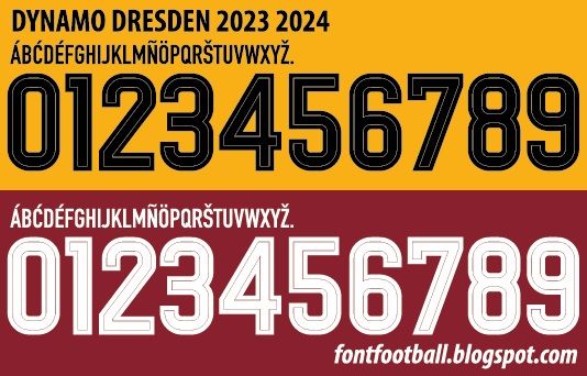 Font Vector Dynamo Dresden 2023 2024 kit_0