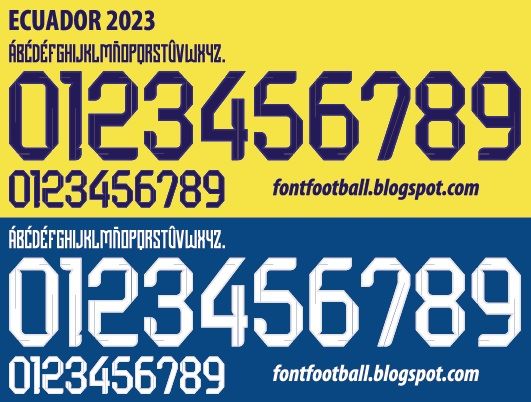 Font Vector Ecuador 2023 kit_0