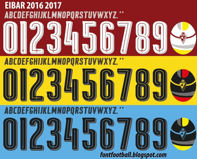 Font Vector Eibar 2016 2017 kit_0