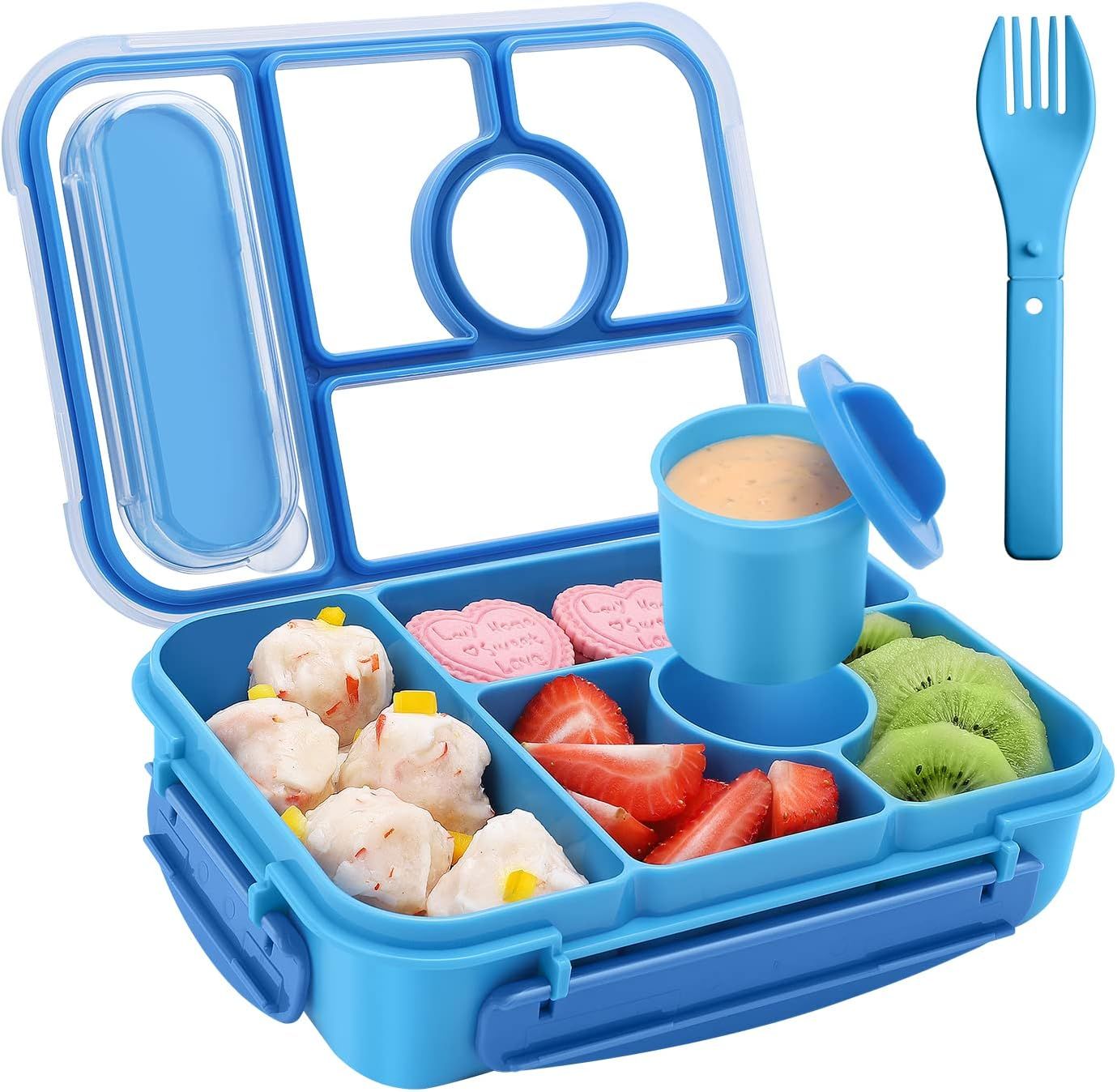 DEMIUE LONCHERA PARA NIÑOS TIPO BENTO DE 5 COMPARTIMIENTOS SURTIDAS_3
