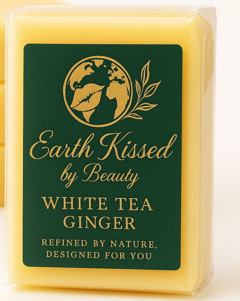 Earth Kissed by Beauty White Tea Ginger Soap Bar BA_0