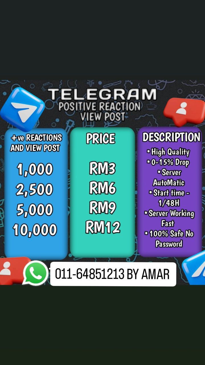 ⚡SERVICE BOOSTER⚡️ R TELEGRAM POSITIVE REACTION VIEW POST_0