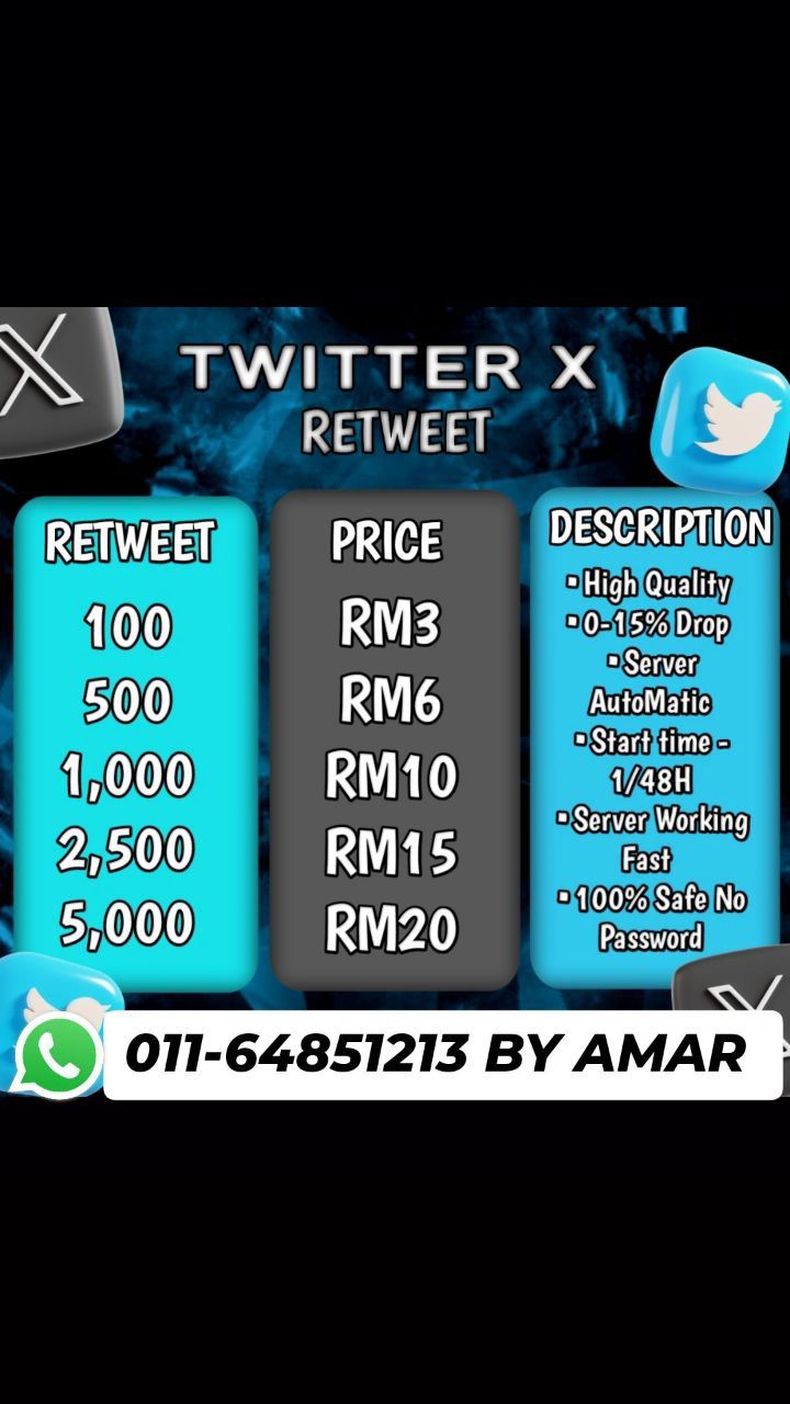 ⚡SERVICE BOOSTER ⚡ TWITTER RETWEET_0