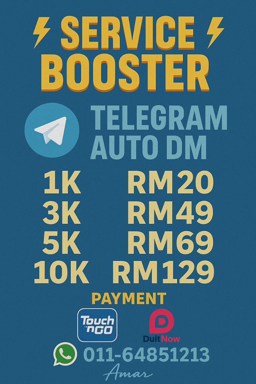 ⚡SERVICE BOOSTER ⚡TELEGRAM AUTO DM _0