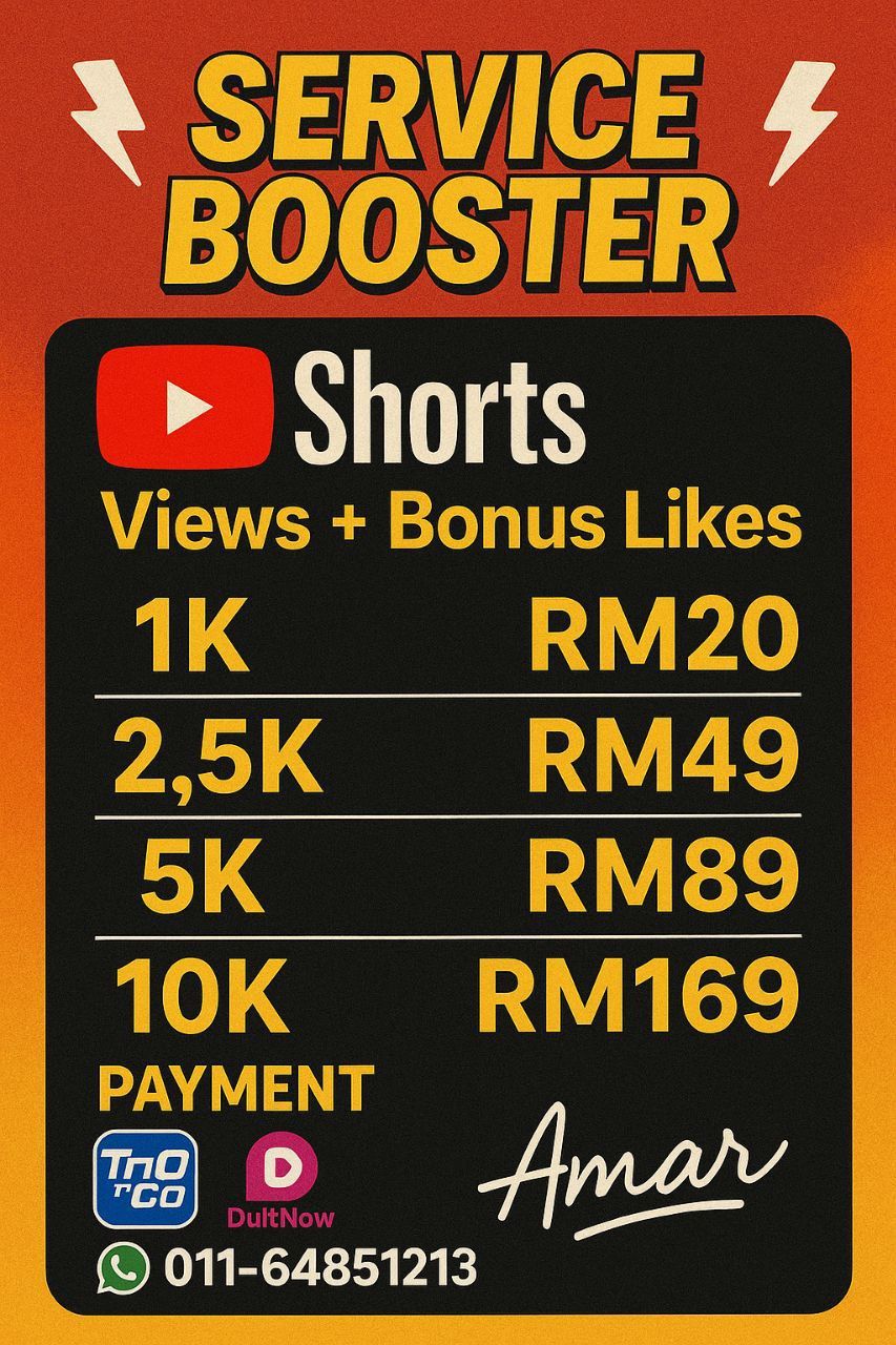 ⚡SERVICE BOOSTER ⚡YOUTUBE SHORTS VIEWS + BONUS LIKES _0