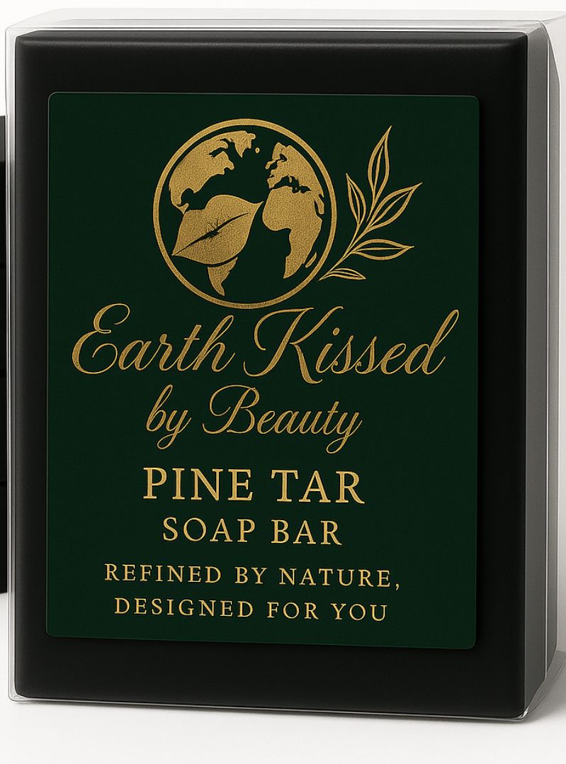 Earth Kissed by Beauty Pine Tar Soap Bar BA _0