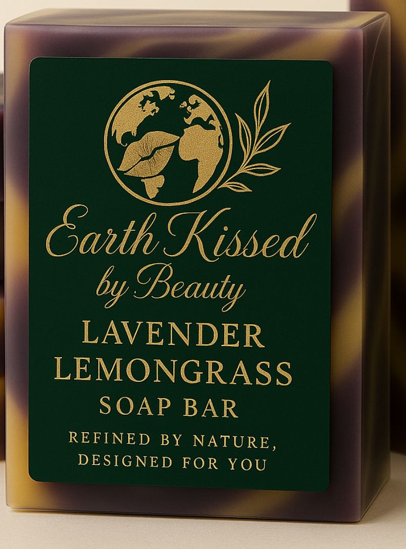 Earth Kissed by Beauty  Lavender  Lemongrass  Soap Bar BA _0