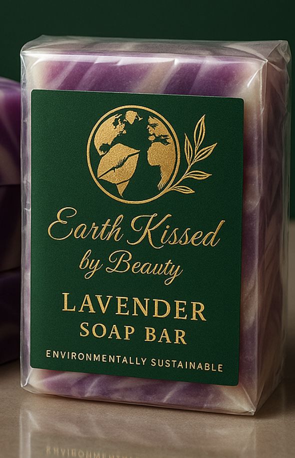 Earth Kissed by Beauty Lavender Soap Bar BA  _0