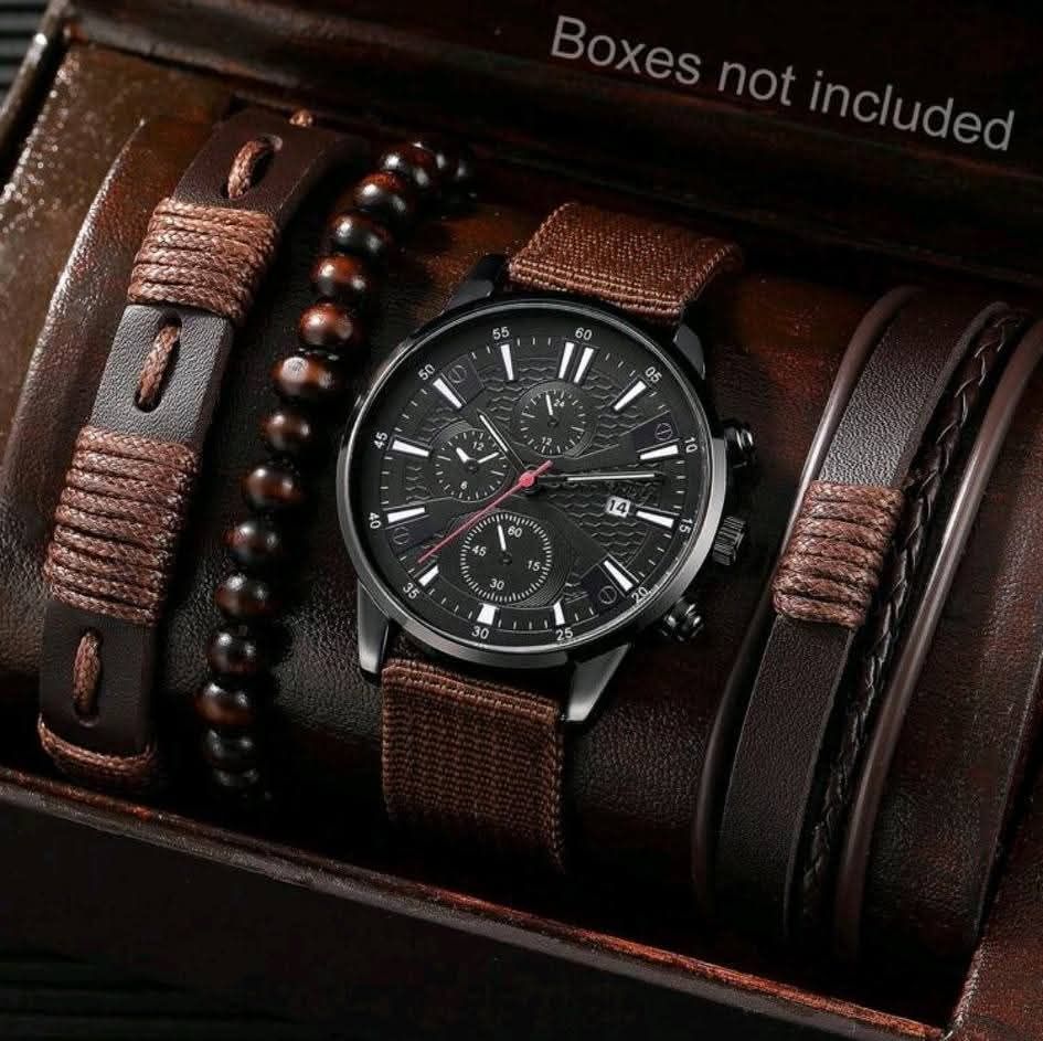 Men Watch Bracelet Sets _0