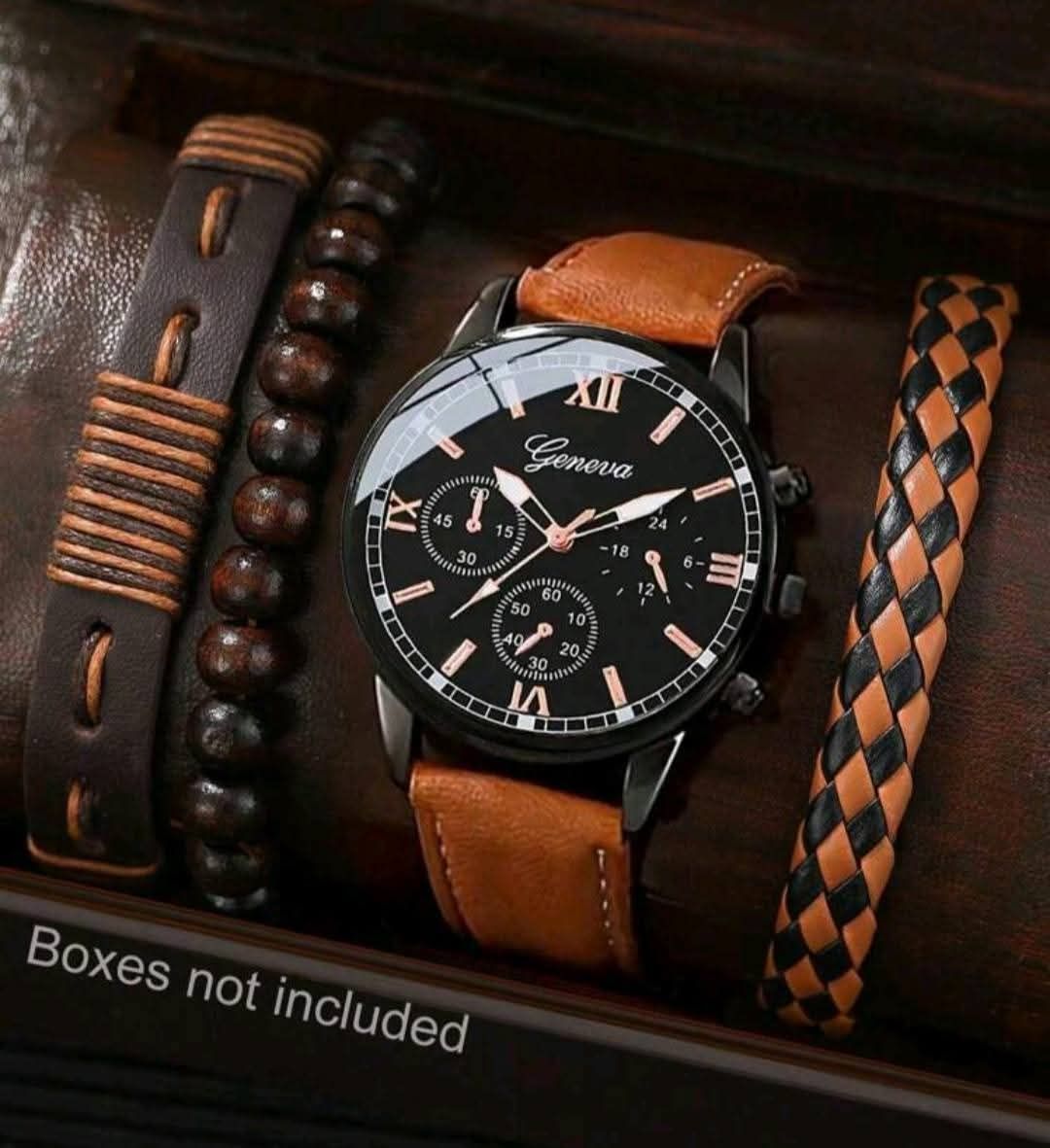 Men Watch Bracelet Sets _4