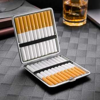 Firetric Kotak Bungkus Rokok Elegan Leather Case Hitam_2