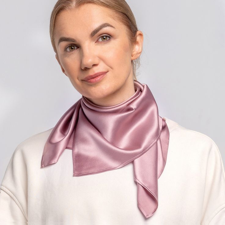 Écharpe de créateur minimaliste à pois pour femmes, 70x70cm, foulards en soie légers, luxe élégance, Bandana, foulard châle_5