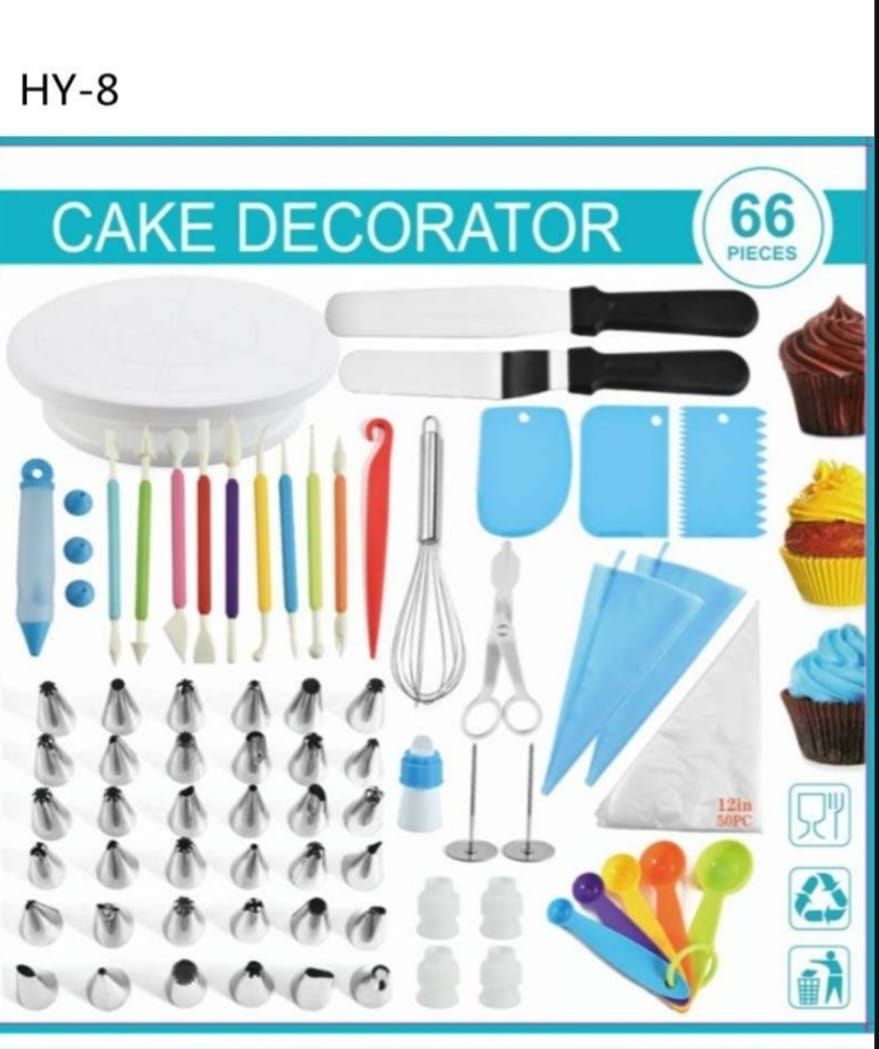 66 Piece Cake Decorator Kit  _0