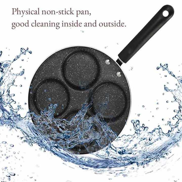 Convenient & Efficient 4 Round Hole Frying Pan_4
