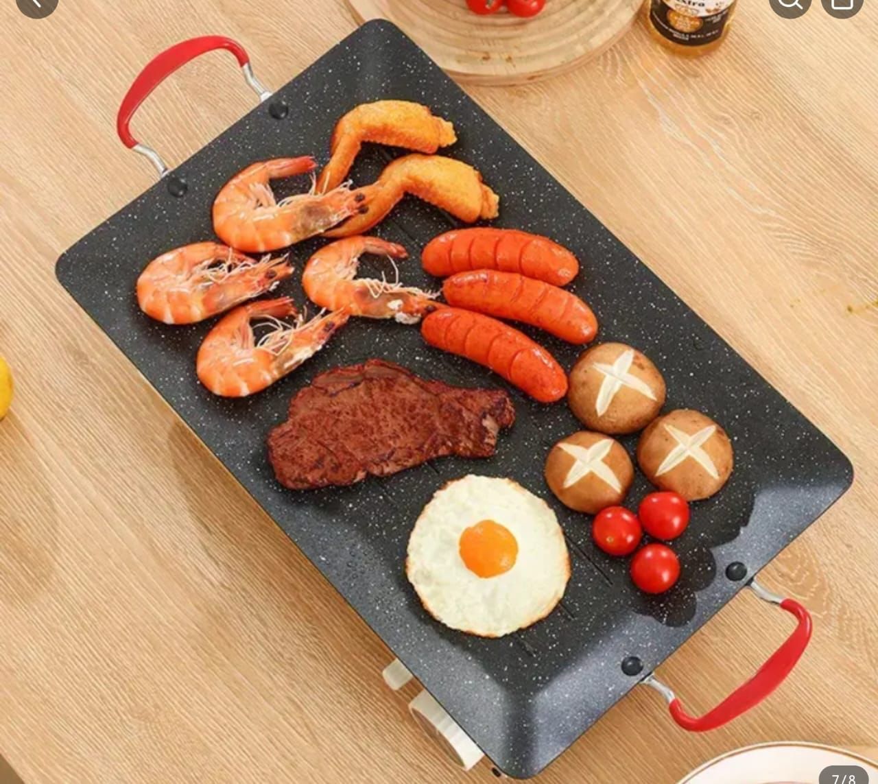 Premium-Quality Rectangular Stovetop Non-Stick Grill Pan_0