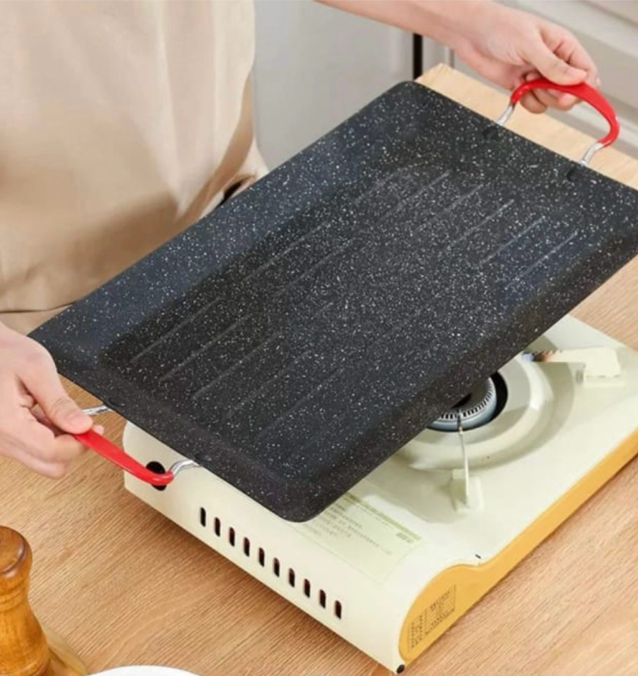 Premium-Quality Rectangular Stovetop Non-Stick Grill Pan_2