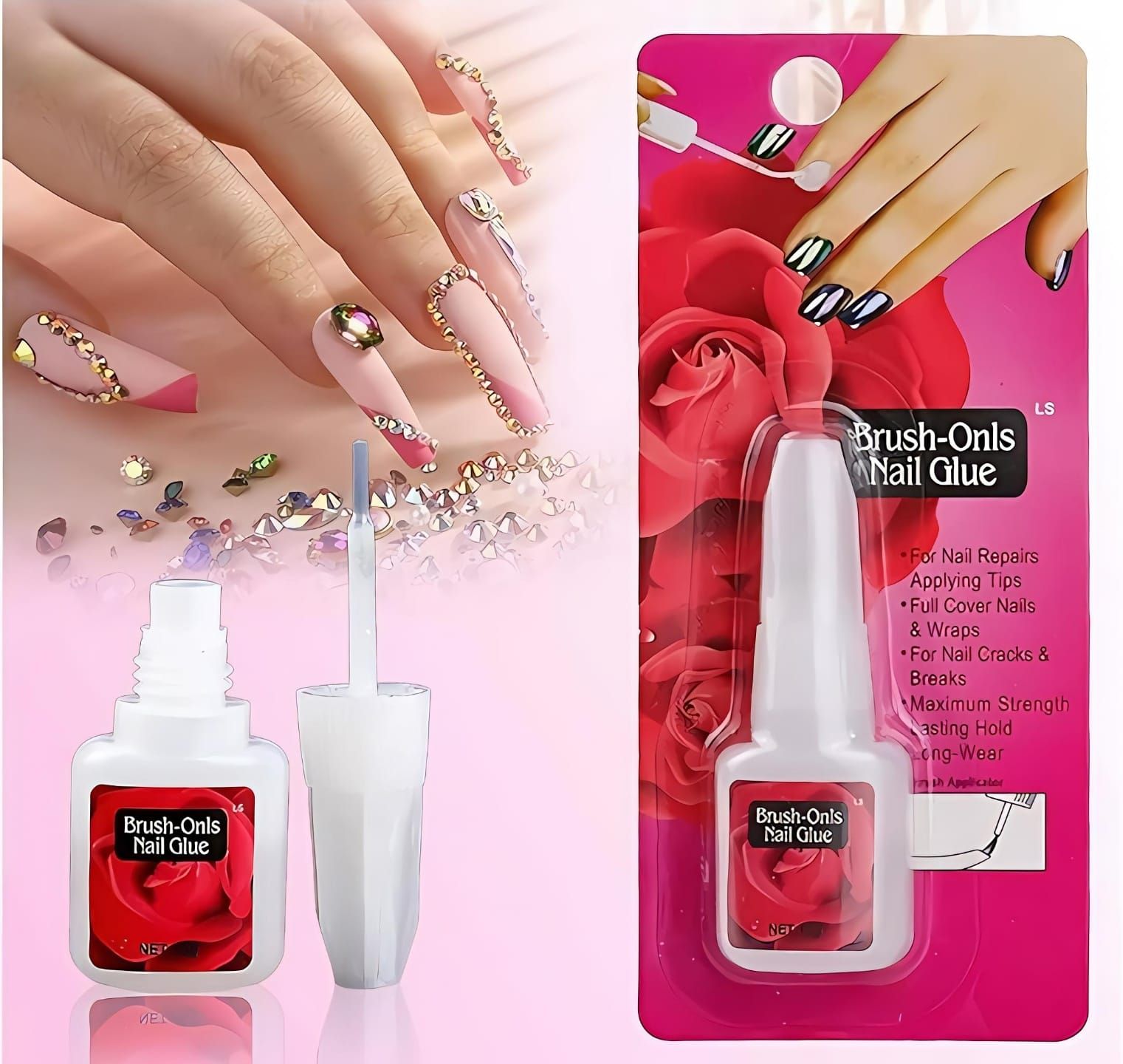 Brush On Nail Glue 12 Piece Pack_0